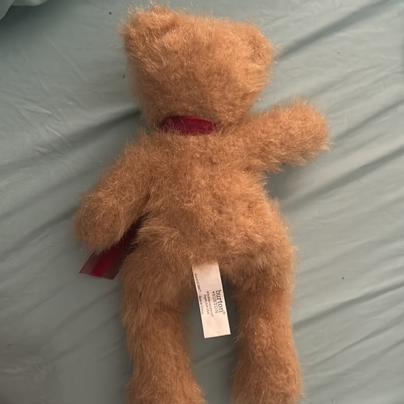 Burton & Burton fuzzy 12 1/2 inch teddy bear - Picture 3 of 4